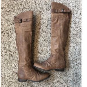 Steve Madden ‘Rydem’ boots in Camel Leather